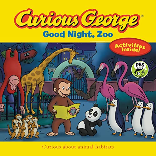 9781328973108: Curious George Good Night, Zoo (CGTV 8 X 8)