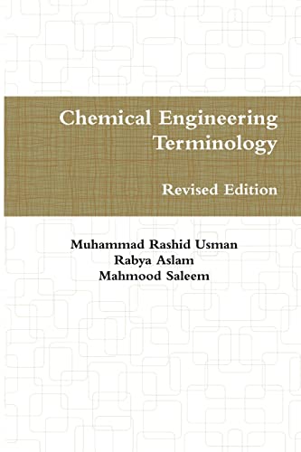 Beispielbild fr Chemical Engineering Terminology zum Verkauf von California Books