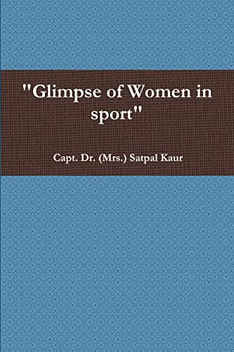 Imagen de archivo de Glimpse of Women in sport" a la venta por California Books