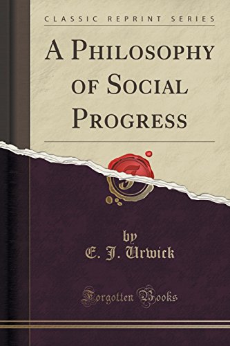 9781330195345: A Philosophy of Social Progress (Classic Reprint)