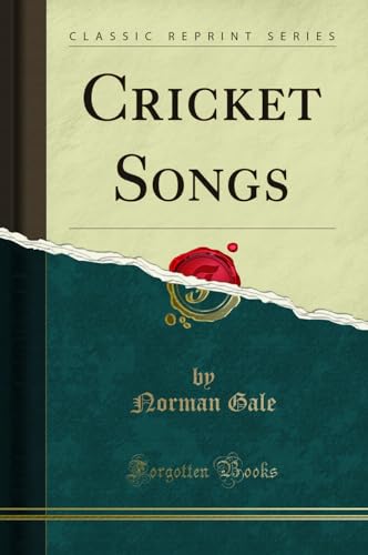 Imagen de archivo de Cricket Songs Classic Reprint a la venta por PBShop.store US