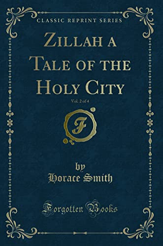 9781330583845: Zillah a Tale of the Holy City, Vol. 2 of 4 (Classic Reprint)