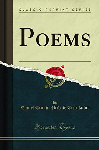 Beispielbild fr Poems Classic Reprint zum Verkauf von PBShop.store UK