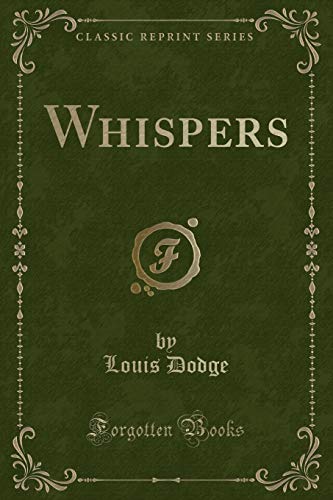 Beispielbild fr Whispers Classic Reprint zum Verkauf von PBShop.store US