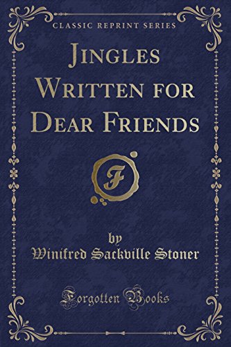 Stock image for Jingles Written for Dear Friends Classic Reprint for sale by PBShop.store US