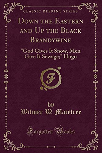 Stock image for Down the Eastern and Up the Black Brandywine God Gives It Snow, Men Give It Sewage Hugo Classic Reprint for sale by PBShop.store US