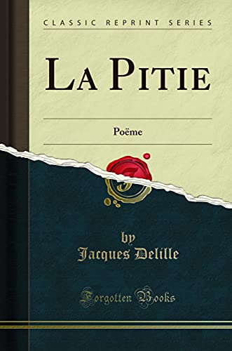 Stock image for La Pitie Pome Classic Reprint for sale by PBShop.store UK