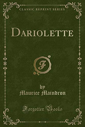 Stock image for Dariolette Classic Reprint for sale by PBShop.store US