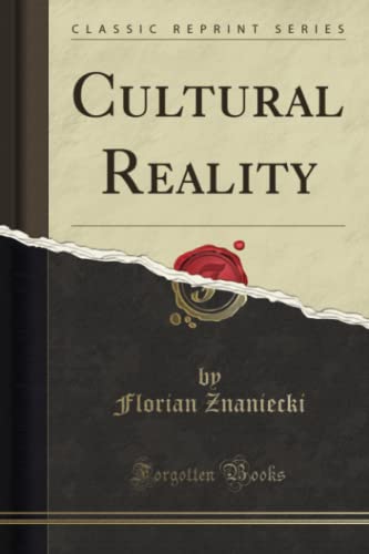 Stock image for Cultural Reality Classic Reprint for sale by PBShop.store UK