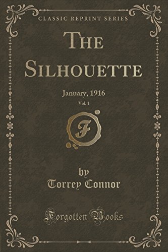 Stock image for The Silhouette, Vol 1 January, 1916 Classic Reprint for sale by PBShop.store US