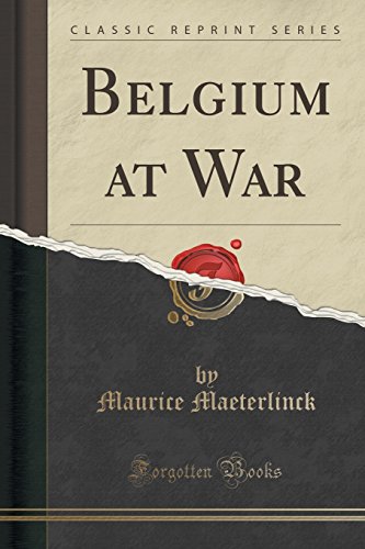 9781332999361: Belgium at War (Classic Reprint)
