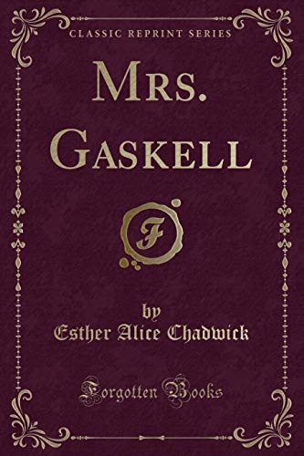 Stock image for Mrs Gaskell Classic Reprint for sale by PBShop.store US