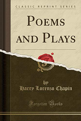 Stock image for Poems and Plays Classic Reprint for sale by PBShop.store US