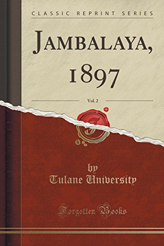 Beispielbild fr Jambalaya, 1897, Vol 2 Classic Reprint zum Verkauf von PBShop.store US