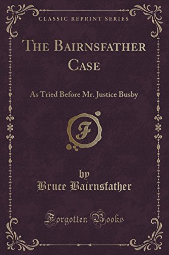 Stock image for The Bairnsfather Case for sale by PBShop.store US