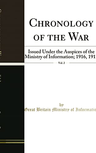 Beispielbild fr Chronology of the War, Vol. 2 zum Verkauf von PBShop.store US