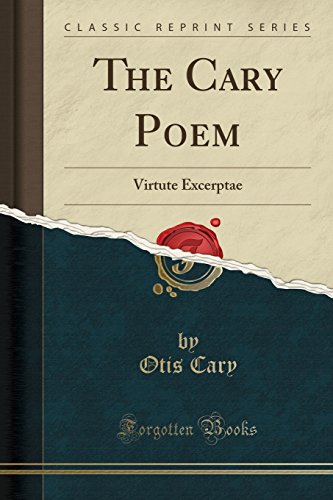 Stock image for The Cary Poem for sale by PBShop.store US