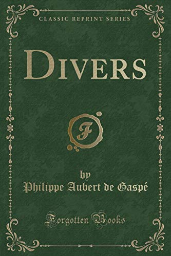 Imagen de archivo de Divers (Classic Reprint) a la venta por Revaluation Books