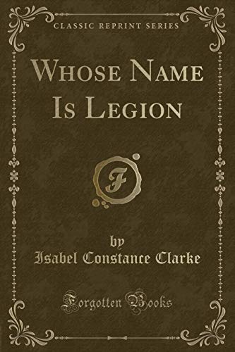 Stock image for Whose Name Is Legion Classic Reprint for sale by PBShop.store US