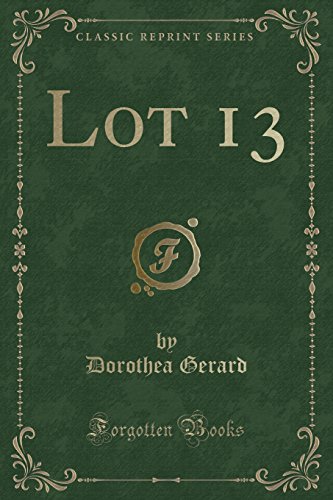 Stock image for Lot 13 Classic Reprint for sale by PBShop.store US