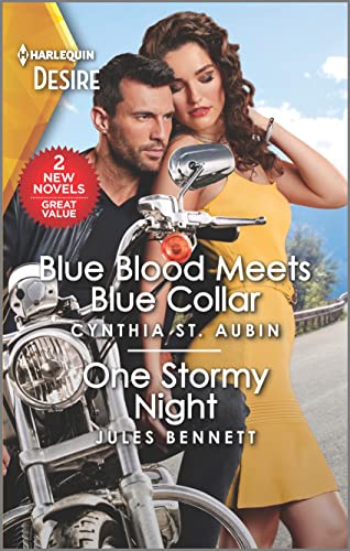 9781335457578: Blue Blood Meets Blue Collar / One Stormy Night (Harlequin Desire, 6)