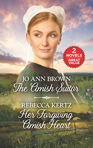 Beispielbild fr The Amish Suitor and Her Forgiving Amish Heart: A 2-in-1 Collection zum Verkauf von Wonder Book