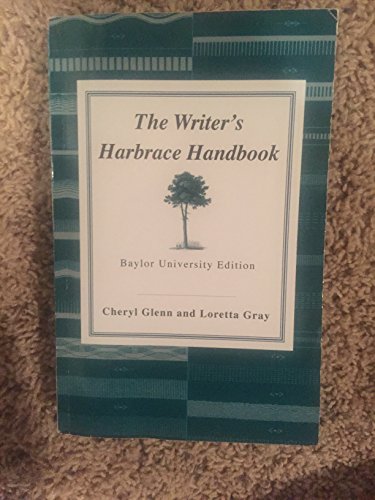 Beispielbild fr ACP Writer's Harbrace Handbook w/ MLA Update: Baylor ENG 1302 zum Verkauf von HPB-Red