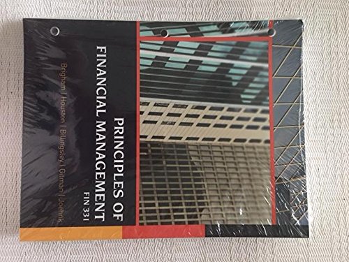 Immagine dell'editore per Principles of Financial Management: FIN 331 (Custom for Towson) venduto da BookHolders