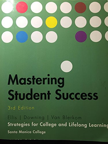 Imagen de archivo de Mastering Student Success a la venta por Books From California