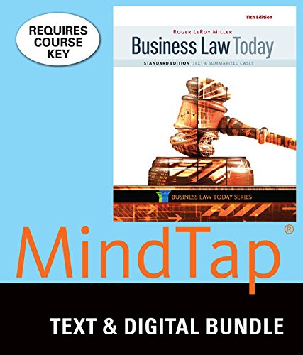 Bundle Business Law Today Standard Text Amp Summarized