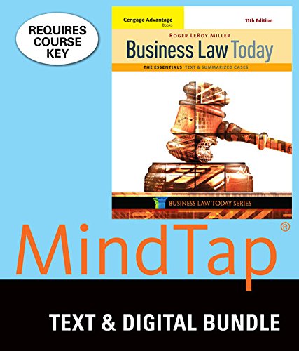 Stock image for Bundle: Cengage Advantage Books: Business Law Today, The Essentials: Text and Summarized Cases, Loose-Leaf Version, 11th + MindTap Business Law, 1 term (6 months) Printed Access Card for sale by Book Deals