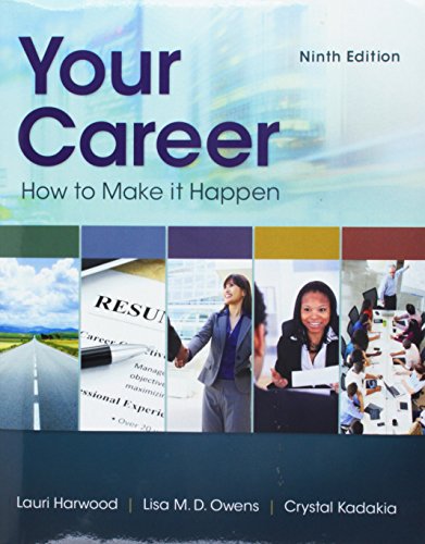 Beispielbild fr Bundle: Your Career: How To Make It Happen, 9th + MindTap Career Success, 2 terms (12 months) Printed Access Card zum Verkauf von BooksRun