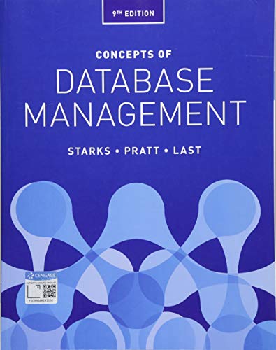Beispielbild fr Concepts of Database Management zum Verkauf von Better World Books