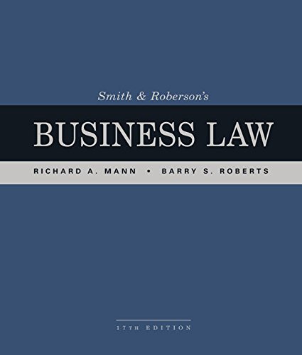 Stock image for Smith and Roberson?s Business Law for sale by CANUSA, LLC