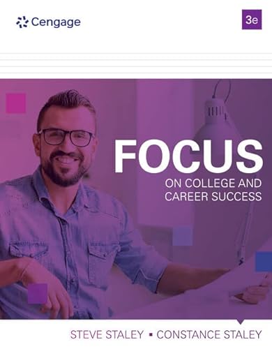Beispielbild fr FOCUS on College and Career Success zum Verkauf von BooksRun