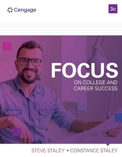 9781337097185: FOCUS on College and Career Success (Mindtap Course List)