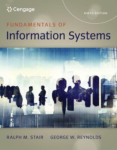 9781337097536: Fundamentals of Information Systems (Mindtap Course List)