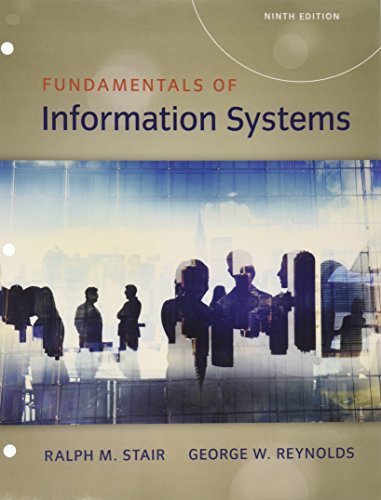 Beispielbild fr Fundamentals of Information Systems, Loose-Leaf Version zum Verkauf von BooksRun