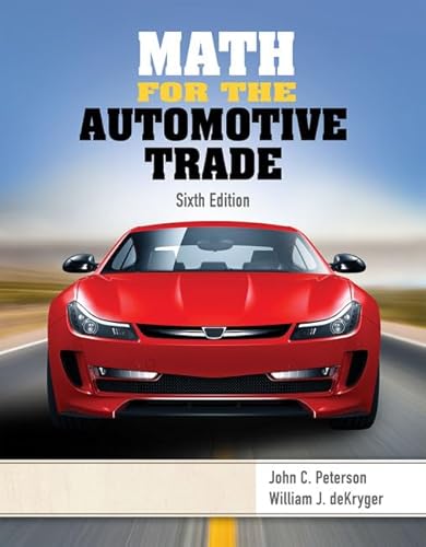 

Math for the Automotive Trade