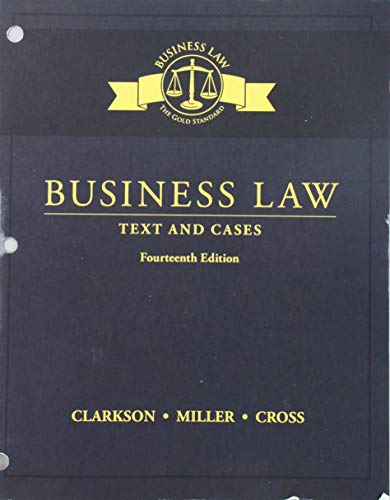 Stock image for Business Law: Text and Cases, Loose-Leaf Version for sale by Save With Sam