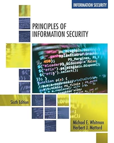 Beispielbild fr Principles of Information Security zum Verkauf von Better World Books