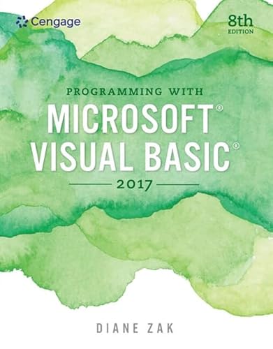 

Programming with Microsoft Vis