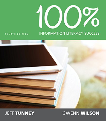 Imagen de archivo de 100% Information Literacy Success, Loose-Leaf Version a la venta por ThriftBooks-Dallas