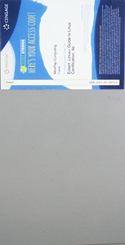 Imagen de archivo de MindTap Networking, 1 term (6 months) Printed Access Card for Eckert's Linux+ Guide to Linux Certification, 4th a la venta por Textbooks_Source
