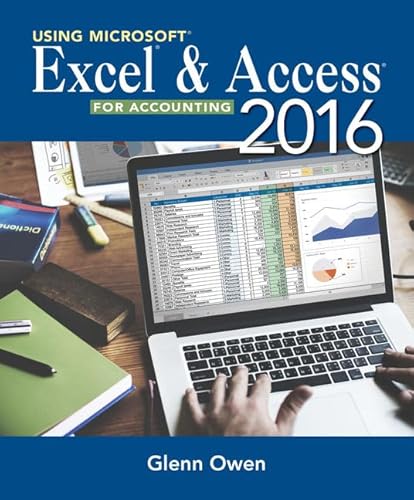 Stock image for Using Microsoft? Excel? and Access 2016 for Accounting for sale by Better World Books