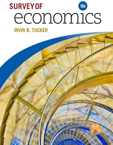 Imagen de archivo de Survey of Economics a la venta por A Team Books