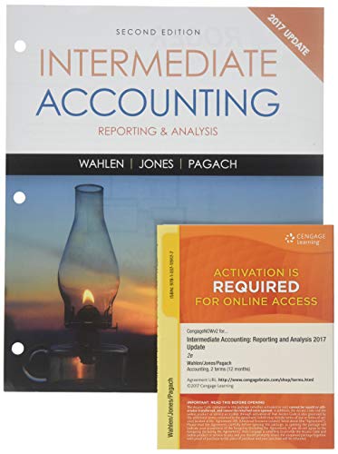 Imagen de archivo de Intermediate Accounting: Reporting and Analysis, 2017 Update, Loose-Leaf Version a la venta por SecondSale