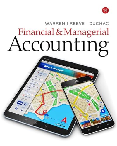 Beispielbild fr Financial & Managerial Accounting zum Verkauf von BooksRun