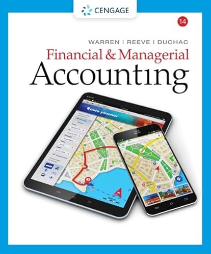 Imagen de archivo de Financial and Managerial Accounting a la venta por Better World Books