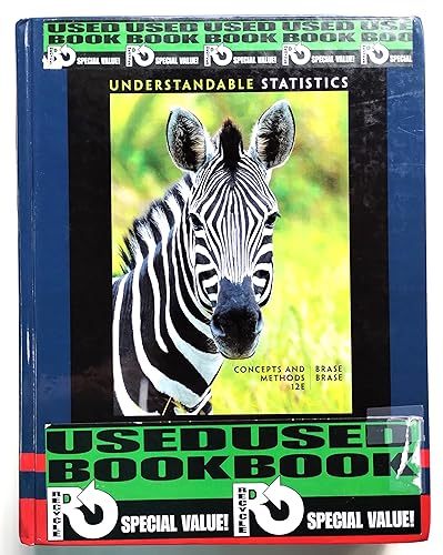 Imagen de archivo de Understandable Statistics: Concepts and Methods a la venta por BombBooks